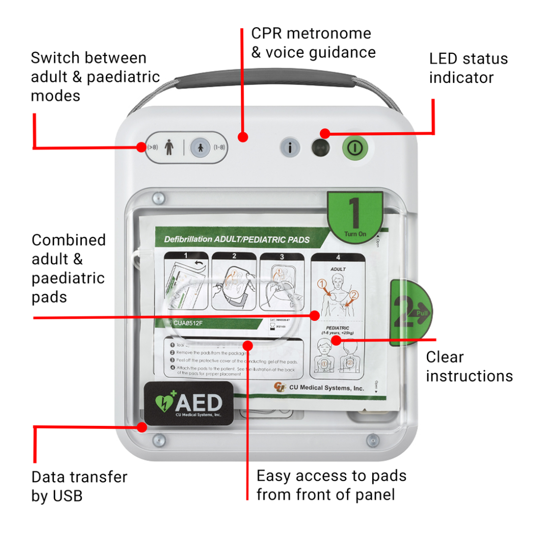 iPAD NFK200 Defibrillator Fast Response AED UK Supplier