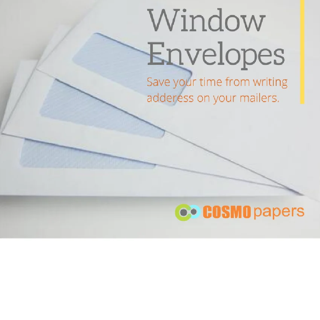 Cosmo Paper Window office envelopes