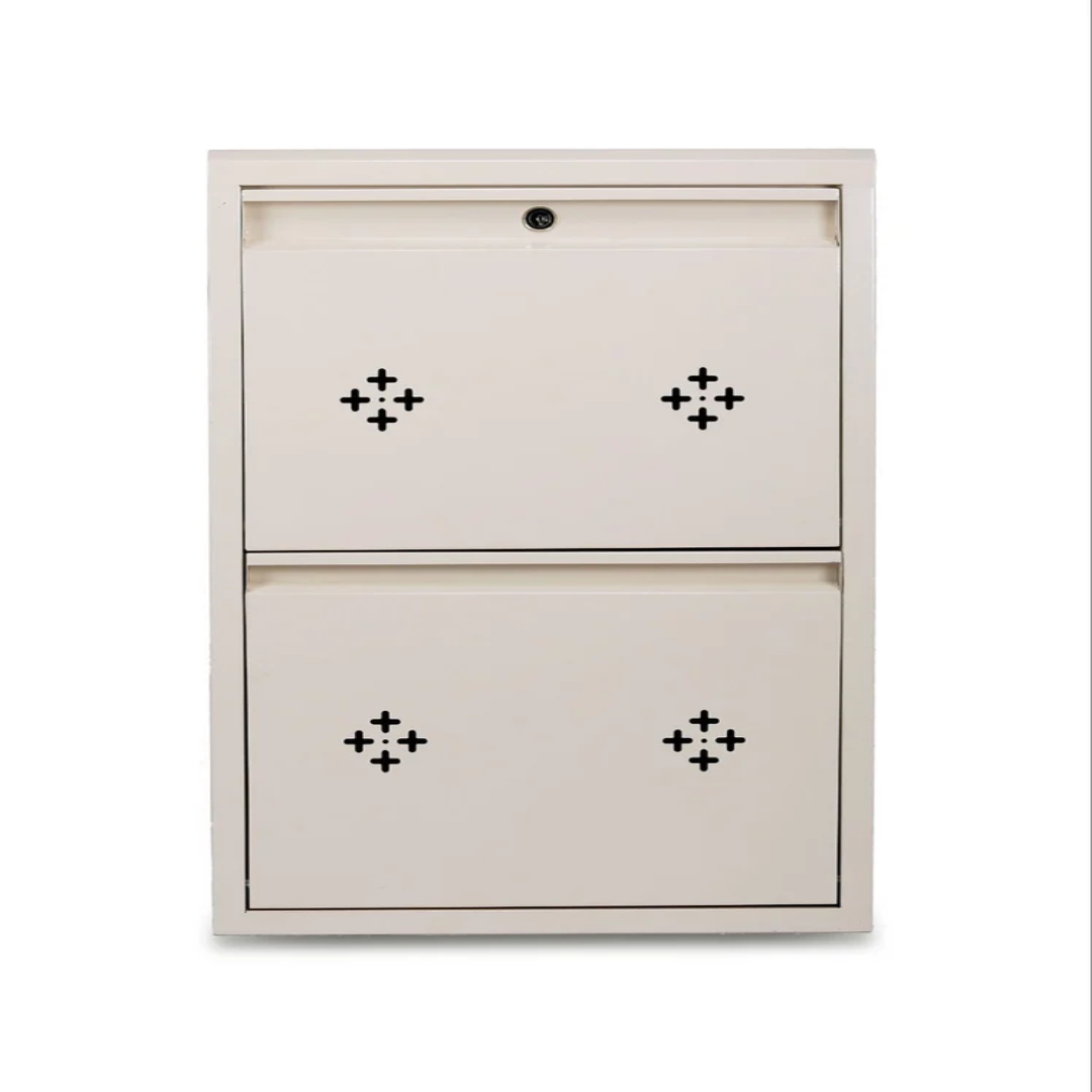 Mild Steel Powder Coated Over The Door Shoe Racks, 2 Shelves