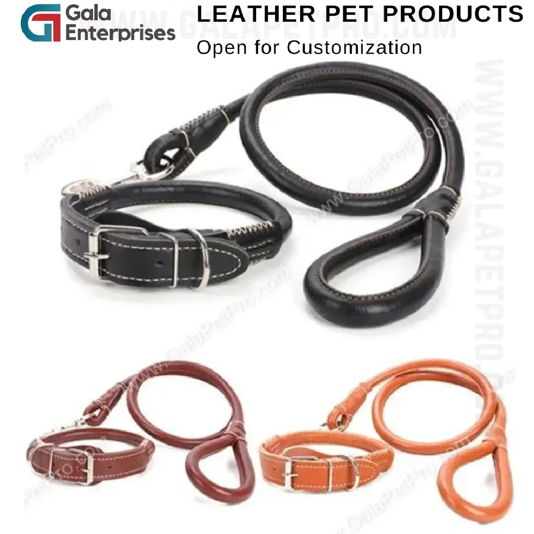 Premium Leather Pet Products - Stylish & Durable