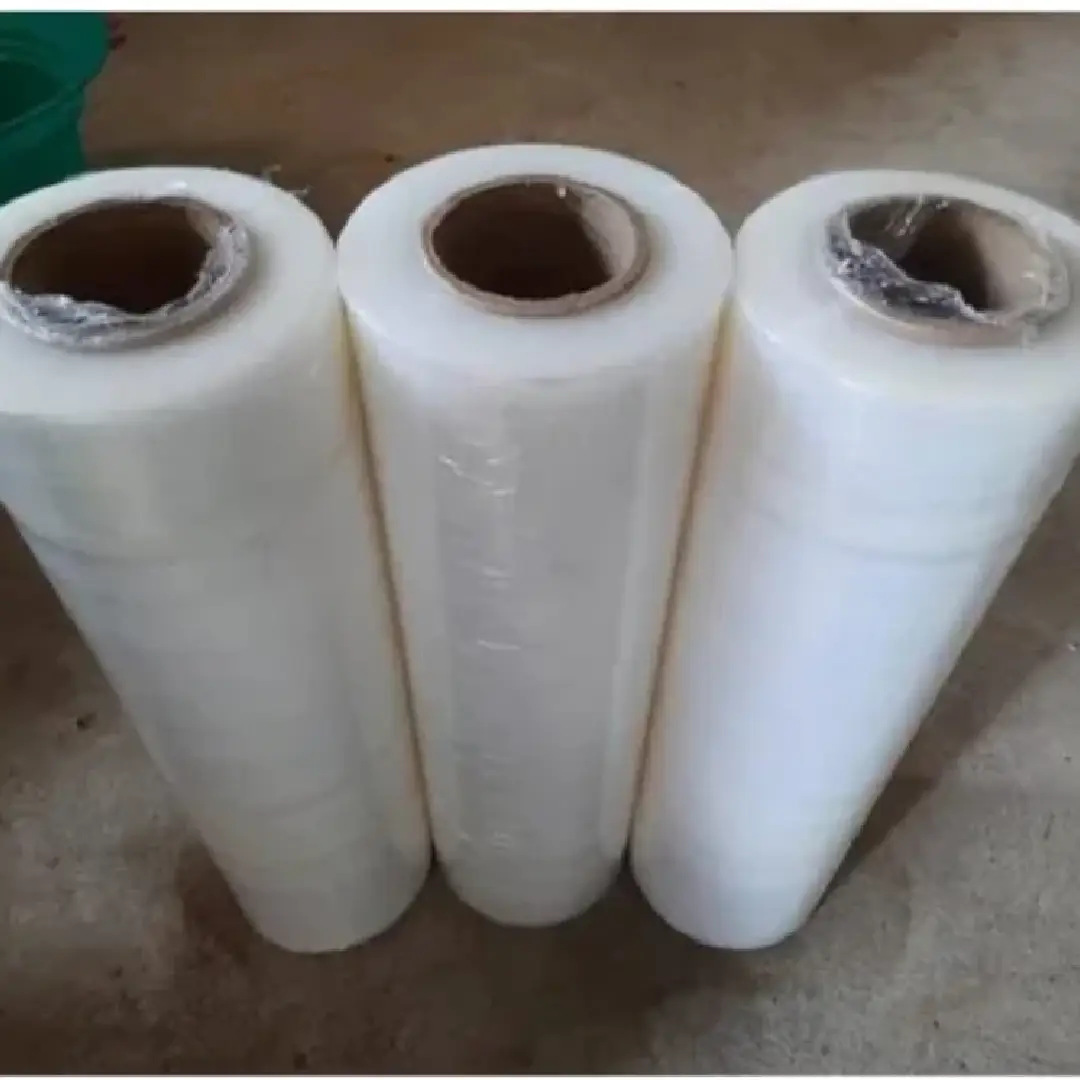  White HDPE Stretch Film - Strong & Durable Packaging