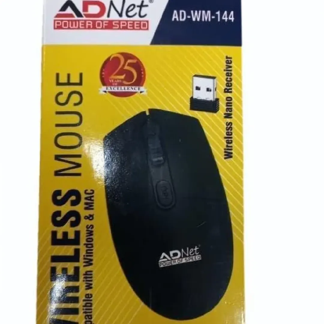 ADNet Wireless Mouse AD WM 144 Smooth & Precise Control