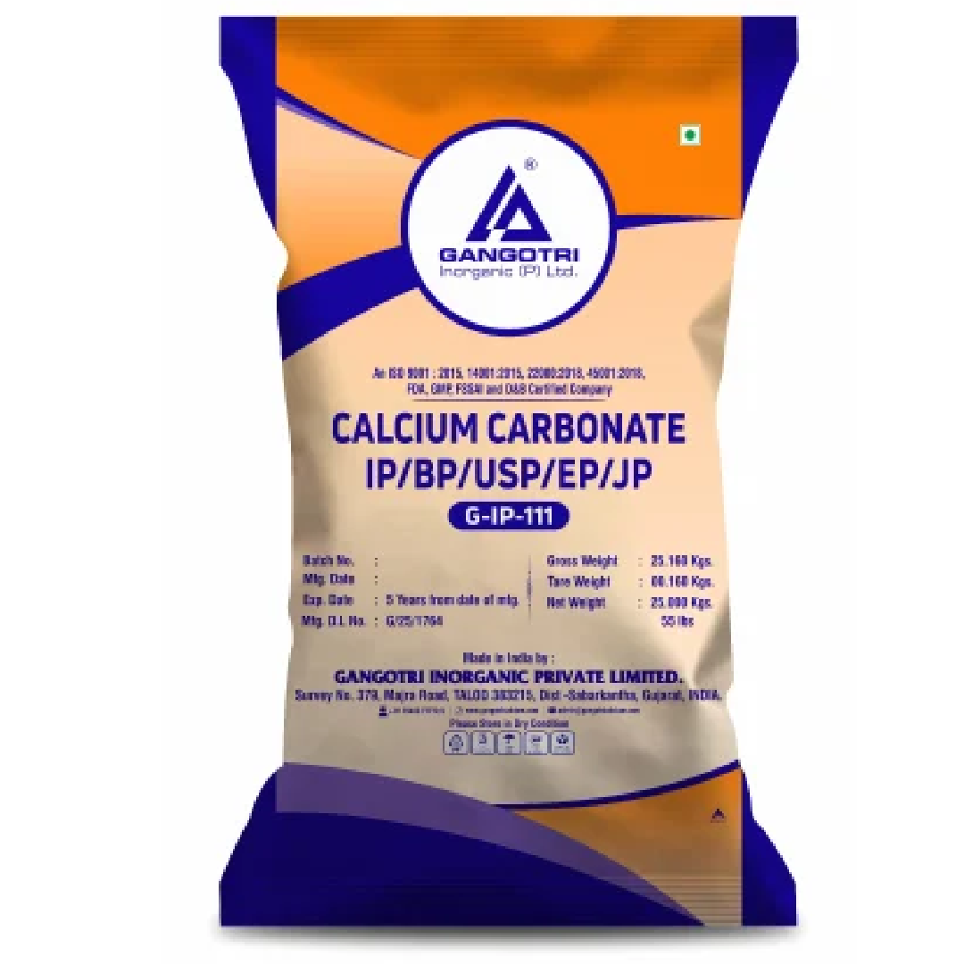 Calcium Carbonate BP, Packaging Type: Packet