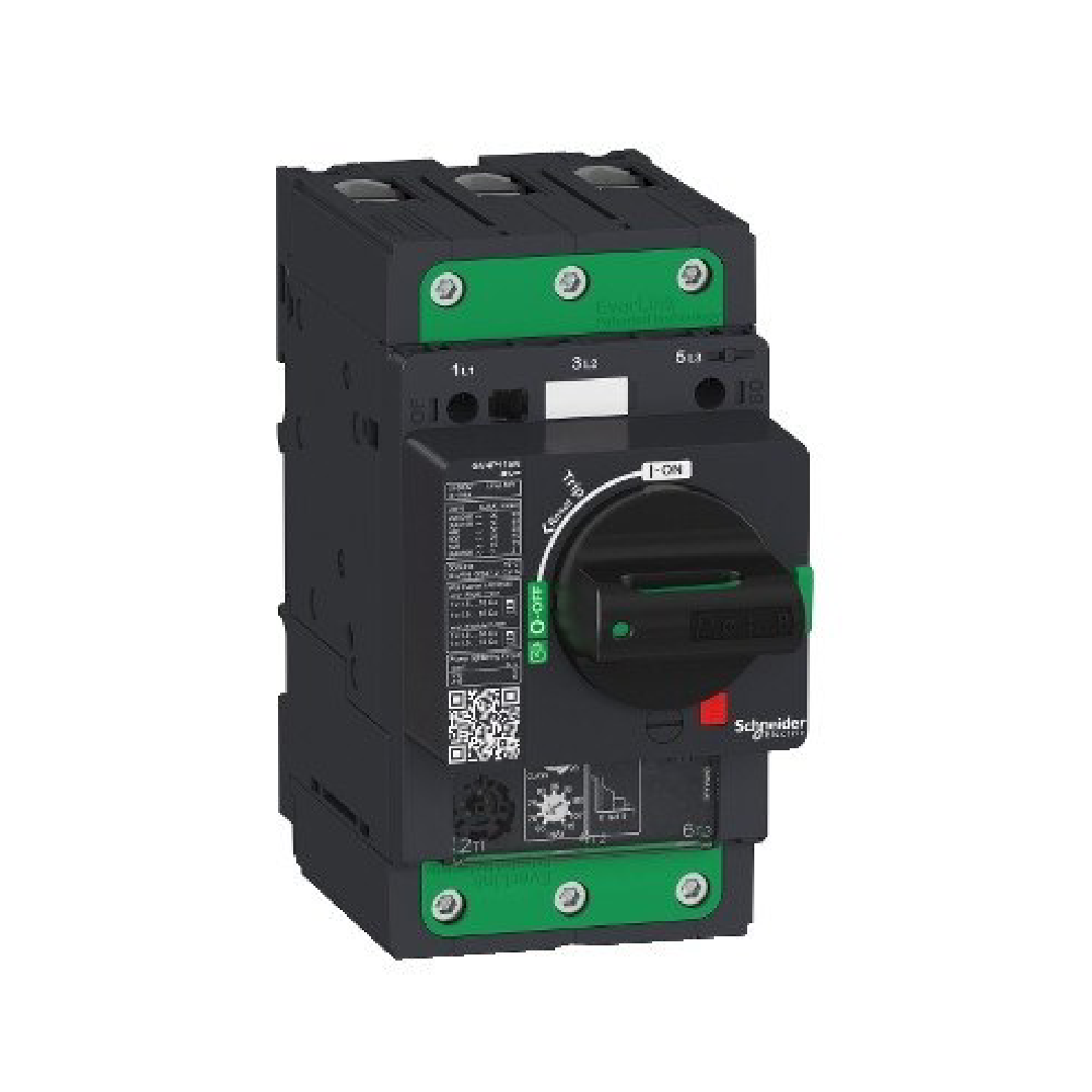 Black Molded Case GV4P Thermal Magnetic Protection Toggle Control