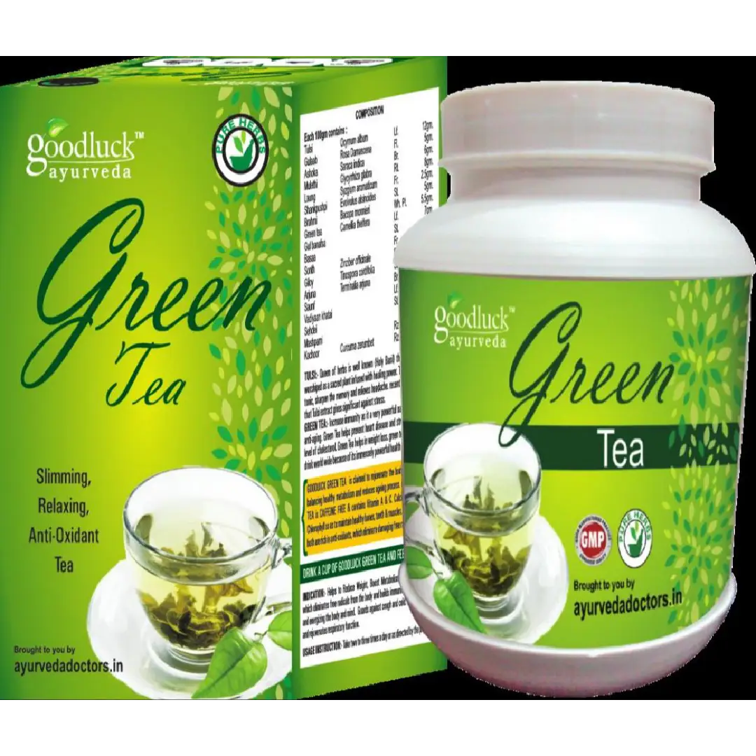 Goodluck Ayurveda Green Tea - Herbal & Detoxifying