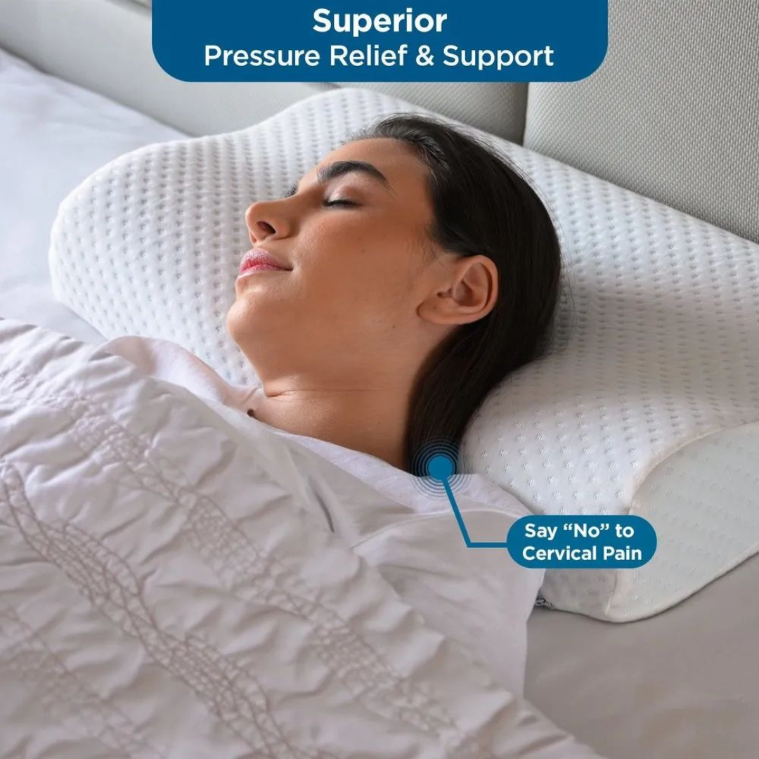 Sleepsia White Foam Pillow