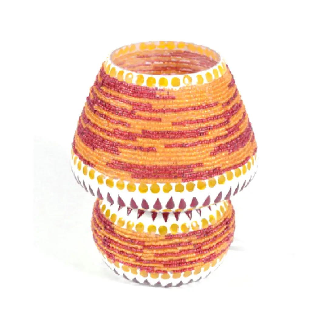 Multicolor Mosaic Table Lamp – Vibrant Glass Sunshine Design