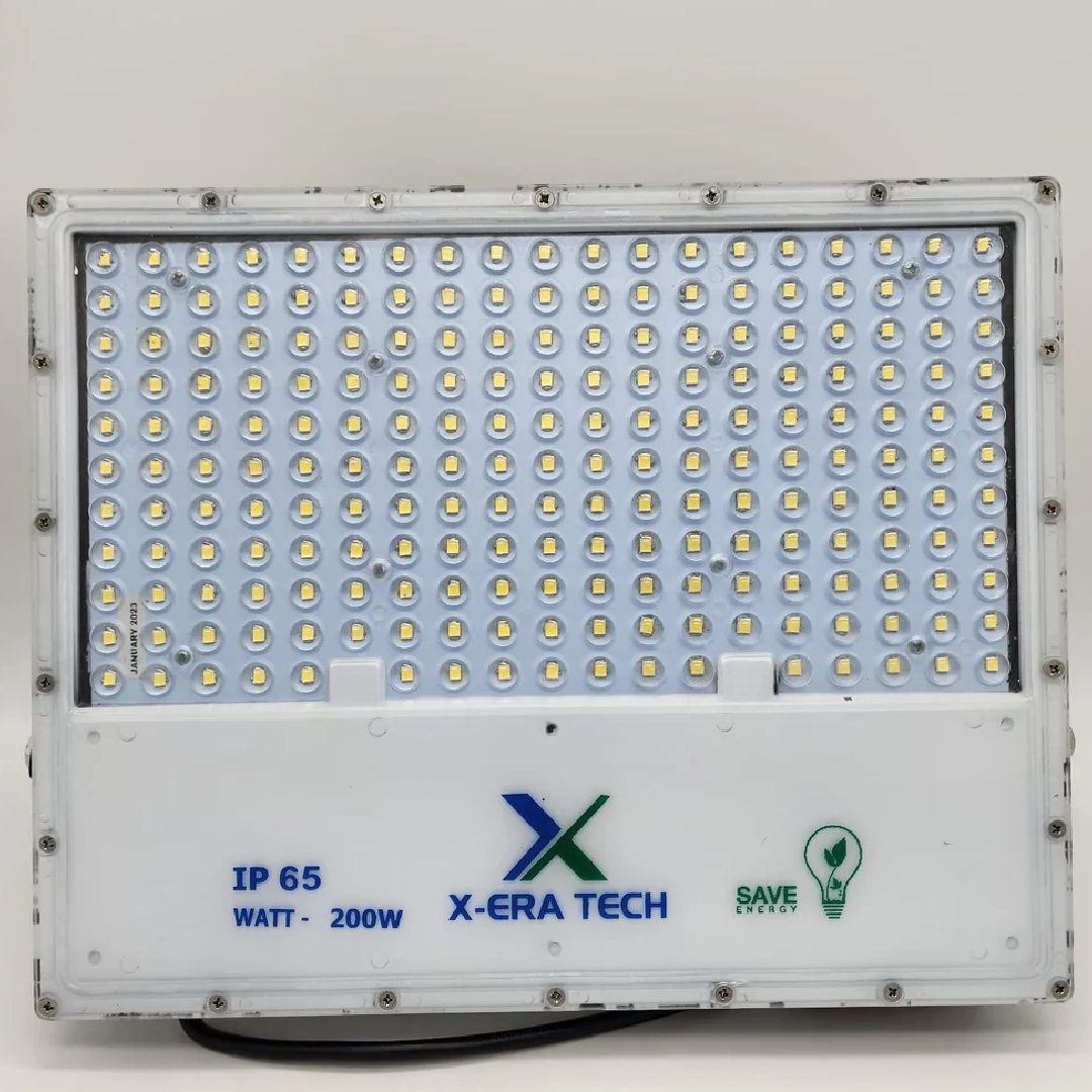High-Power Flood Light for Outdoor Pure White Illumination