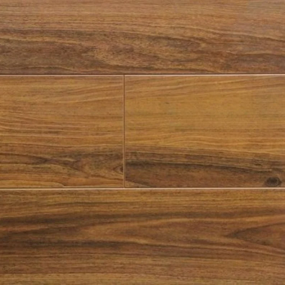 Brown Painted Villa Prestine Engineered Teak Bamboo Flooring, For Indoor, Thickness (mm): 14 mm