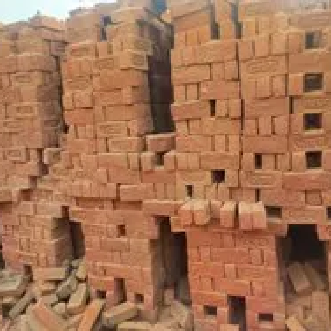 Clay Bricks with Red Side Walls
