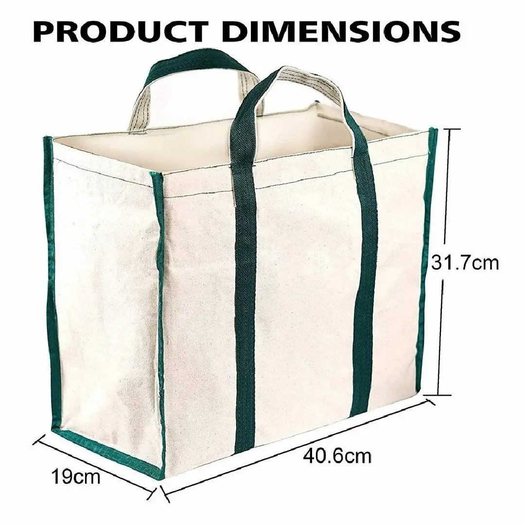 White Cotton Vegetable Carry Bags Perfect for Grocery Shopping