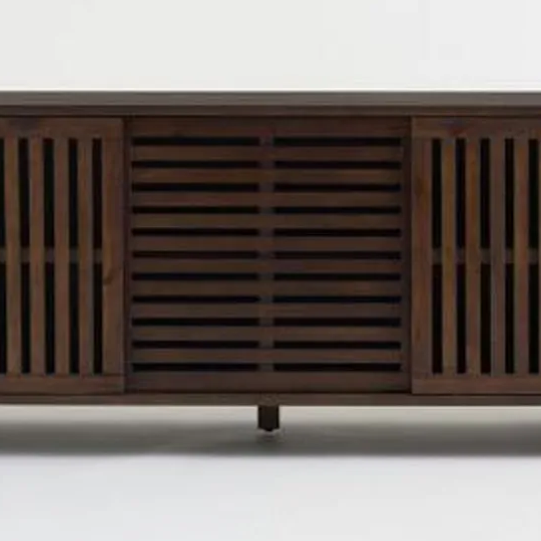 Wooden Soni Art Exports Entertainment Console Unit With 2 Gate, For Home