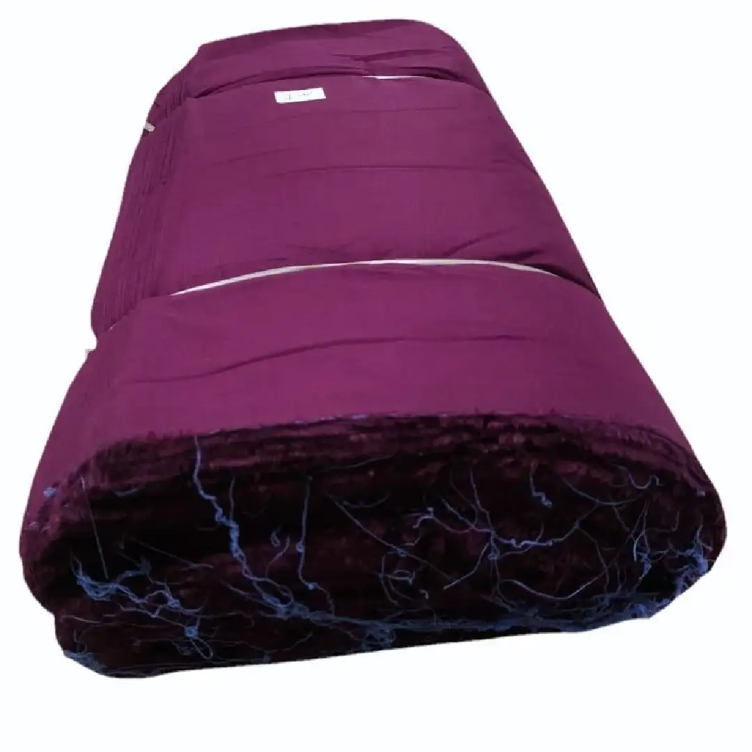  Purple Cotton Blend Plain Fabric for Bold and Stylish Apparel