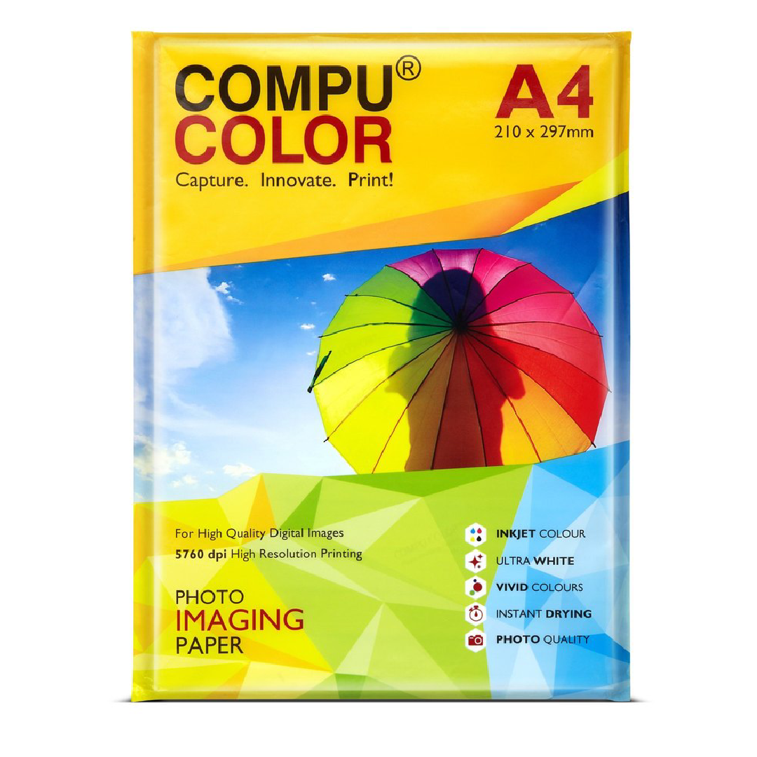 Compu Color 275 GSM Resin Coated Photo Imaging Paper, Size/Dimension: A 4 (210x297 mm)