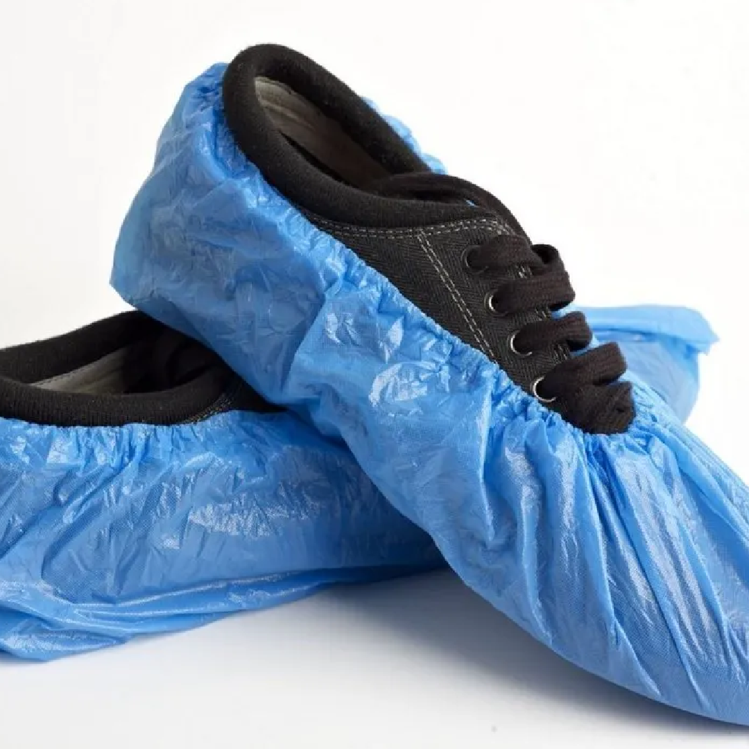 LDPE Plastic Shoe Cover, Size: Free