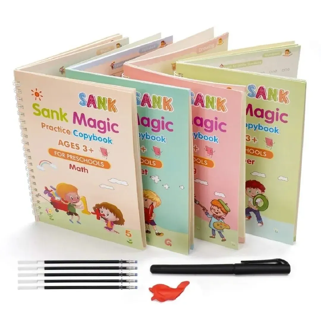 Multicolor Sank Magic Drawing Book Reusable & Fun