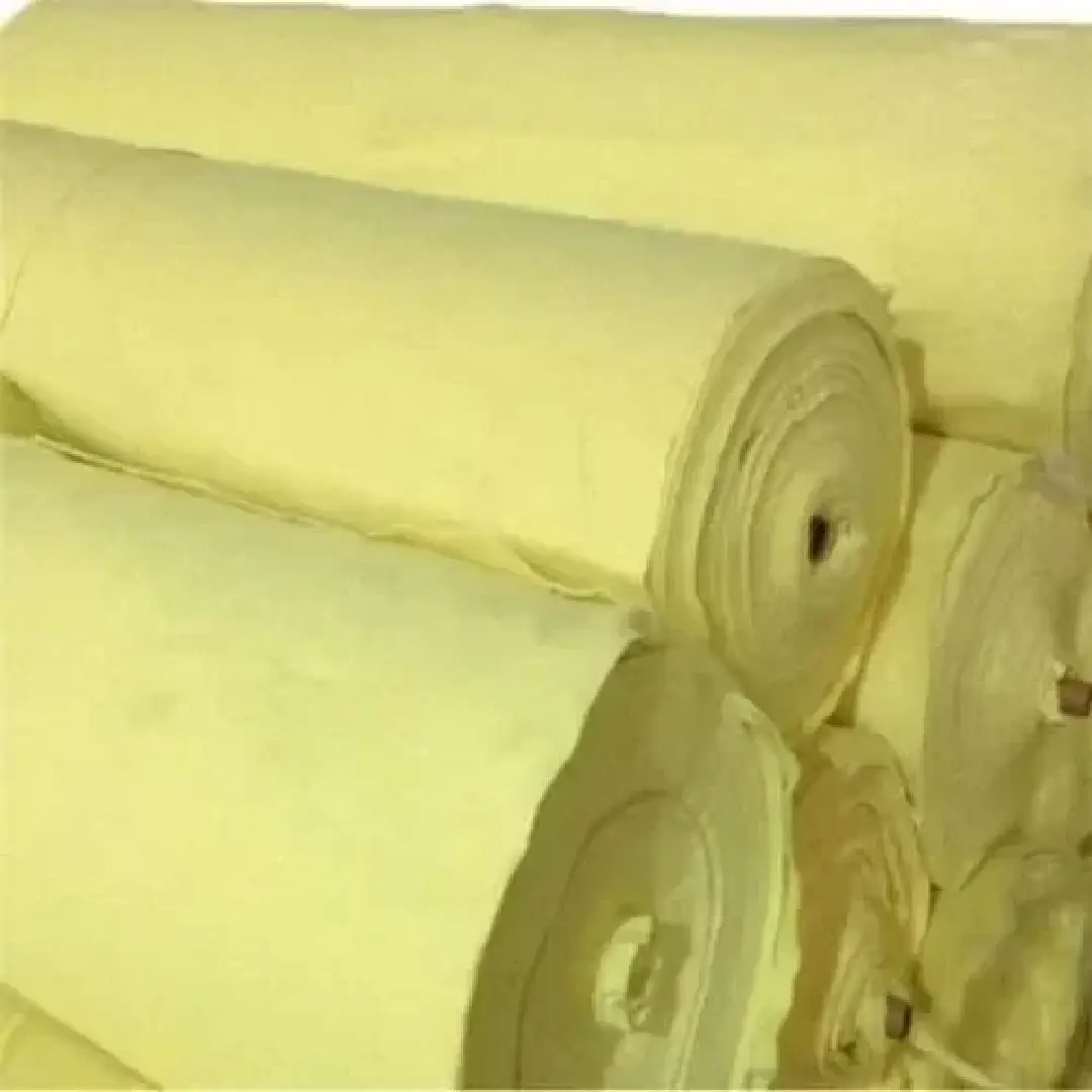 Yellow Twill Weave ARAR Cut Proof Para Aramid Cloth for Protection