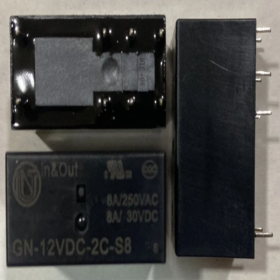 1 Pole In And Out GN Electromechanical Relay, Model Name/Number: GN-12VDC-2C-S8