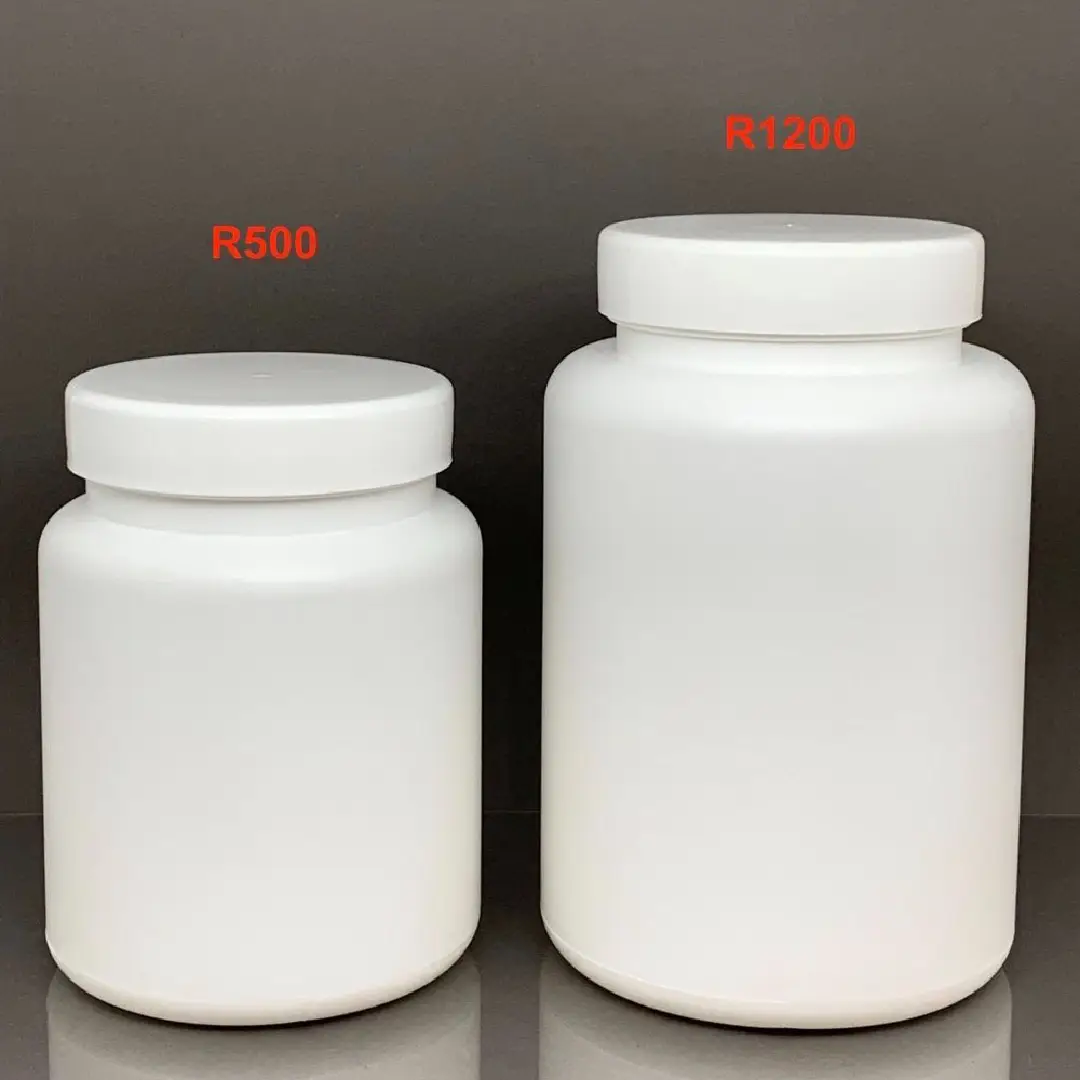  HDPE Round Wide Mouth Jar - Durable & Leak-Proof Storage