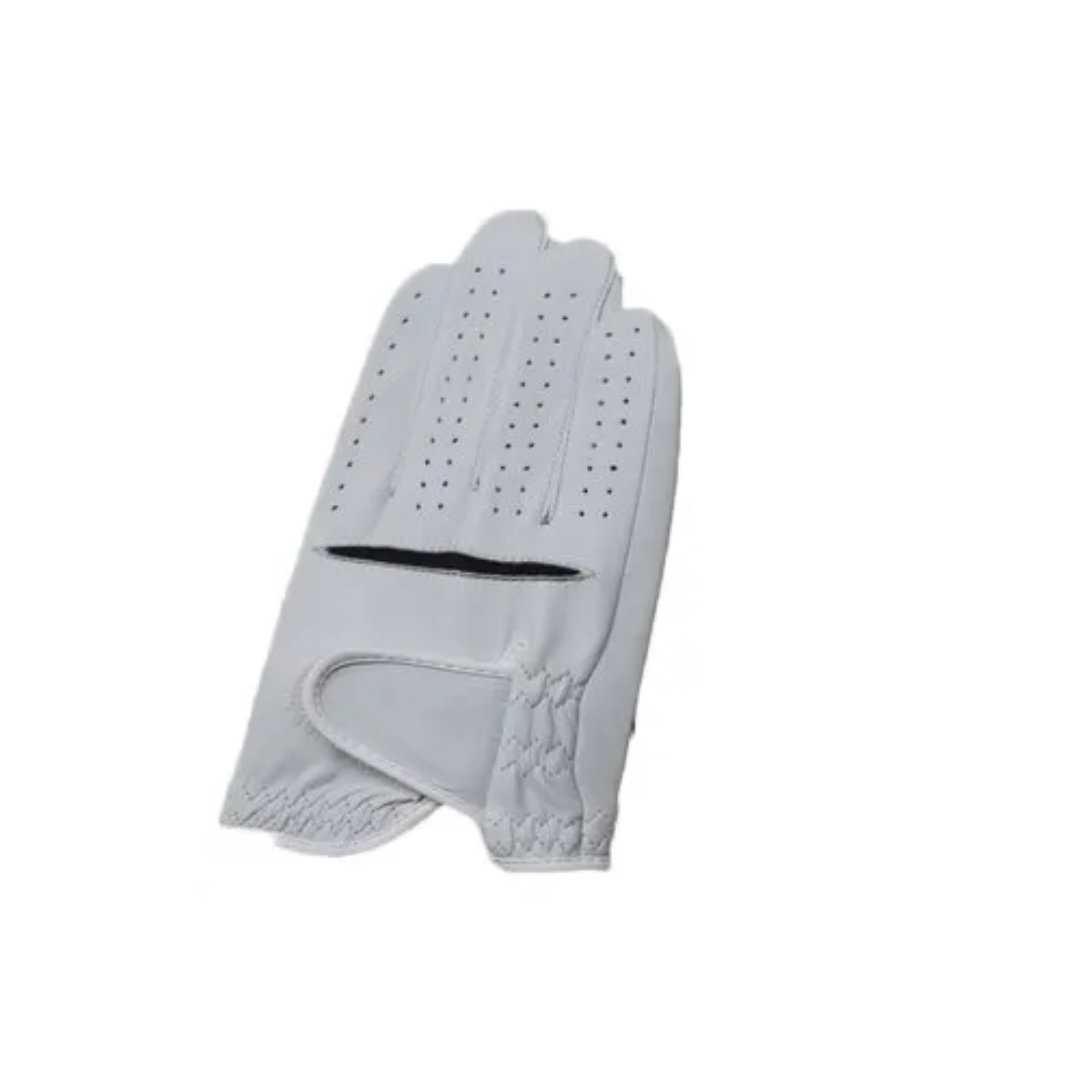 White Leather Golf Gloves