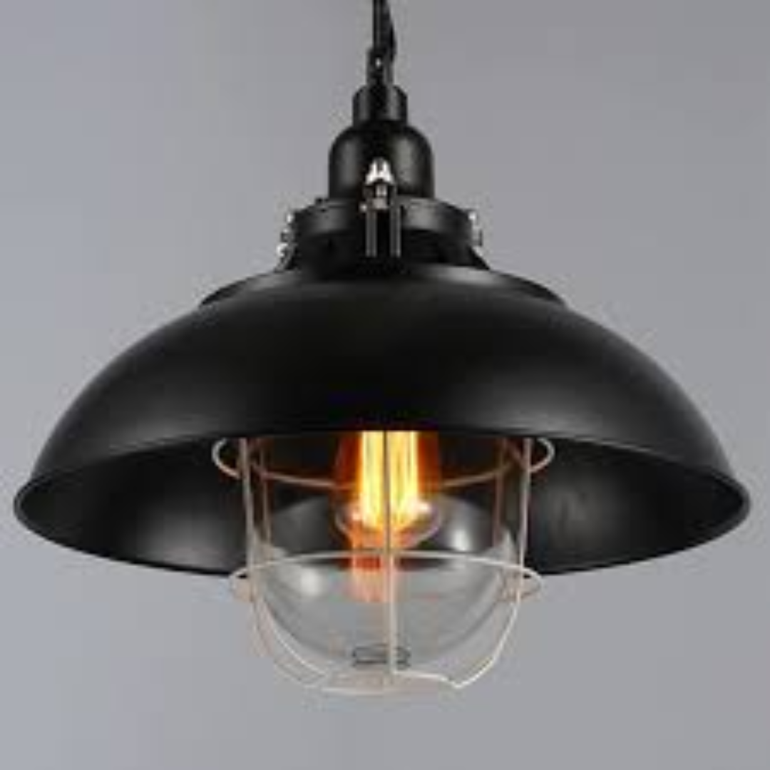 Industrial Ceiling Lights with Modern Rustic Design Durable Lighting Solution for Warehouses and Lofts