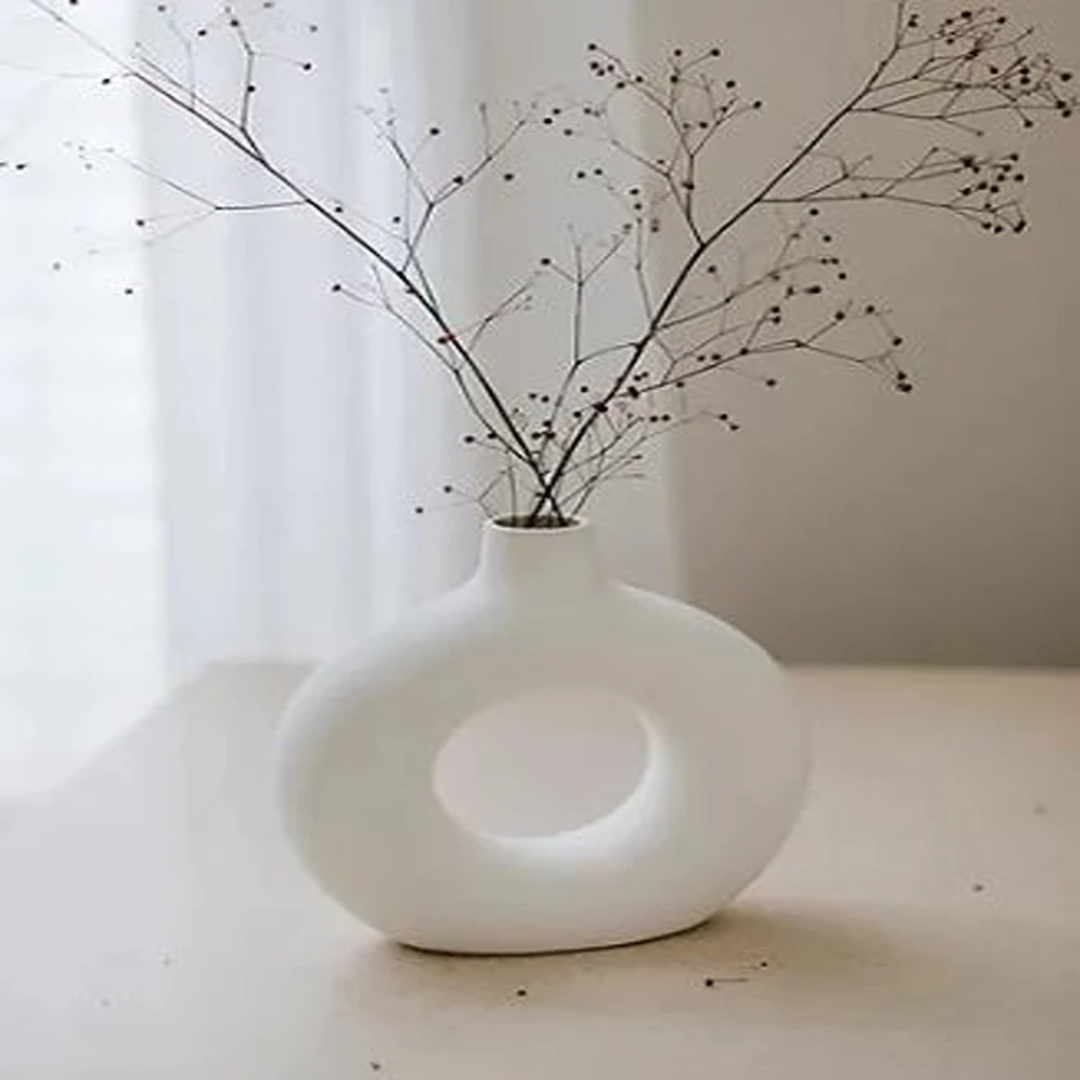 Home Decor Ceramic Flower Vase, For Decoration