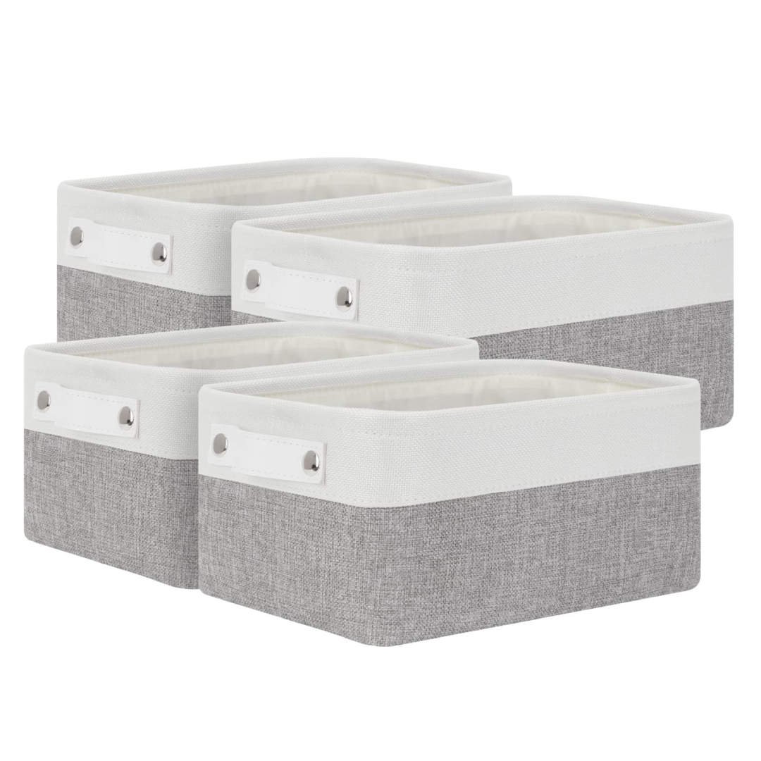 Storage Bins and Baskets for Home Durable Stylish Organizing Solution for Bedroom Kitchen and Office