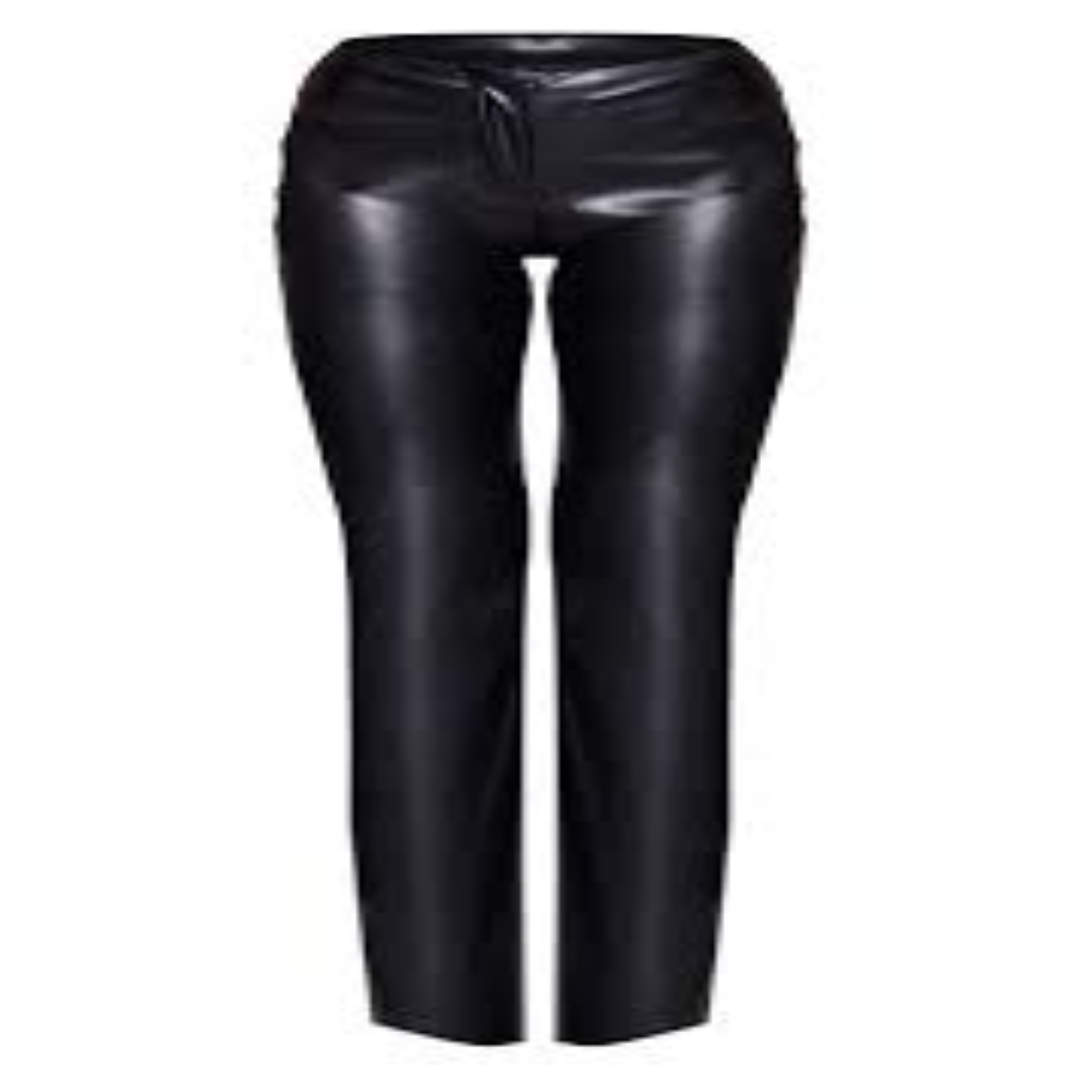 Stretchable Leather Leggings For Workout