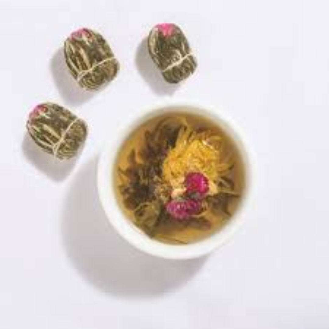 TBloomingea Tea Exotic Floral Infusion Premium Loose Leaf Blend for Relaxing Aromatic Tea Experience