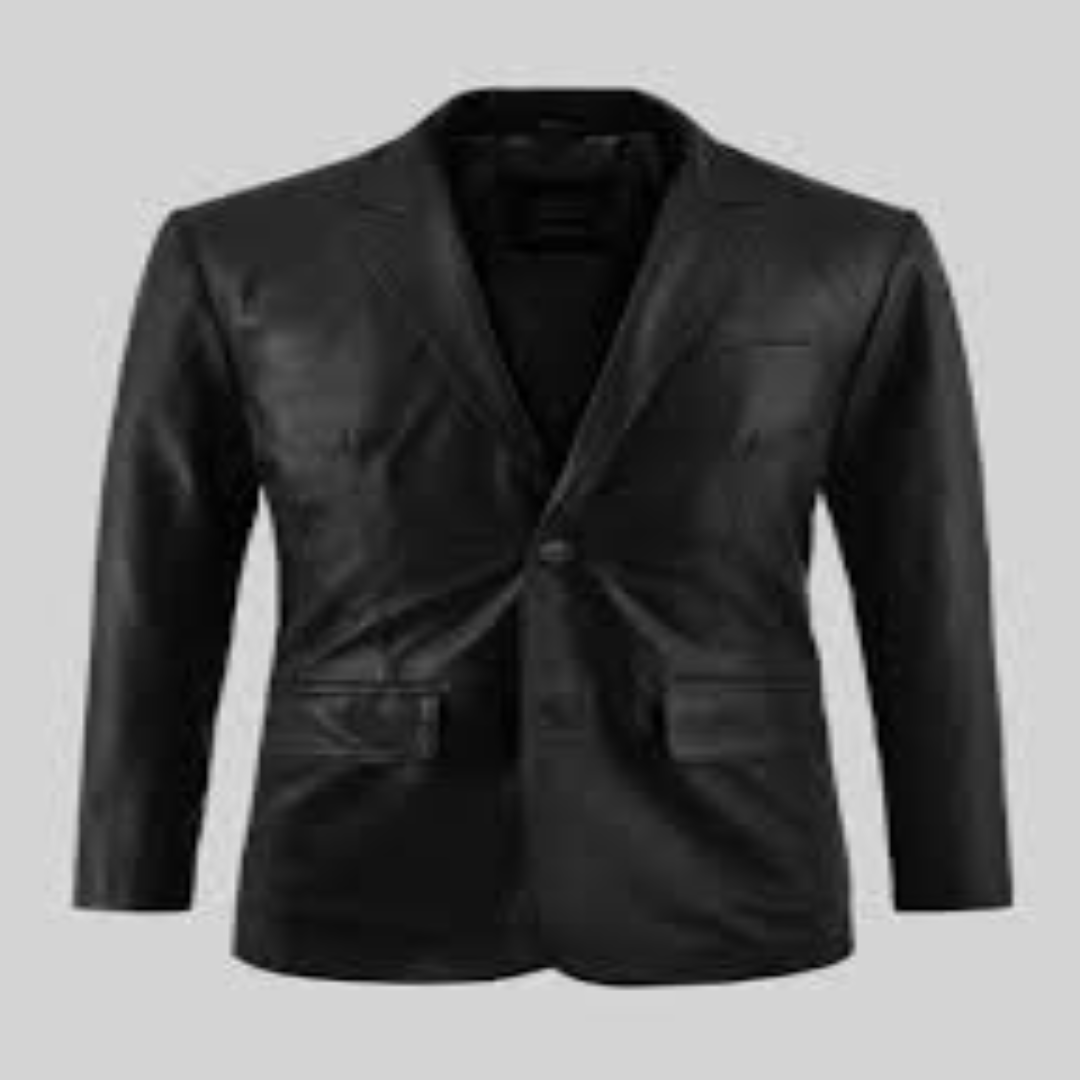 Tailored Leather Blazers For Office Wear