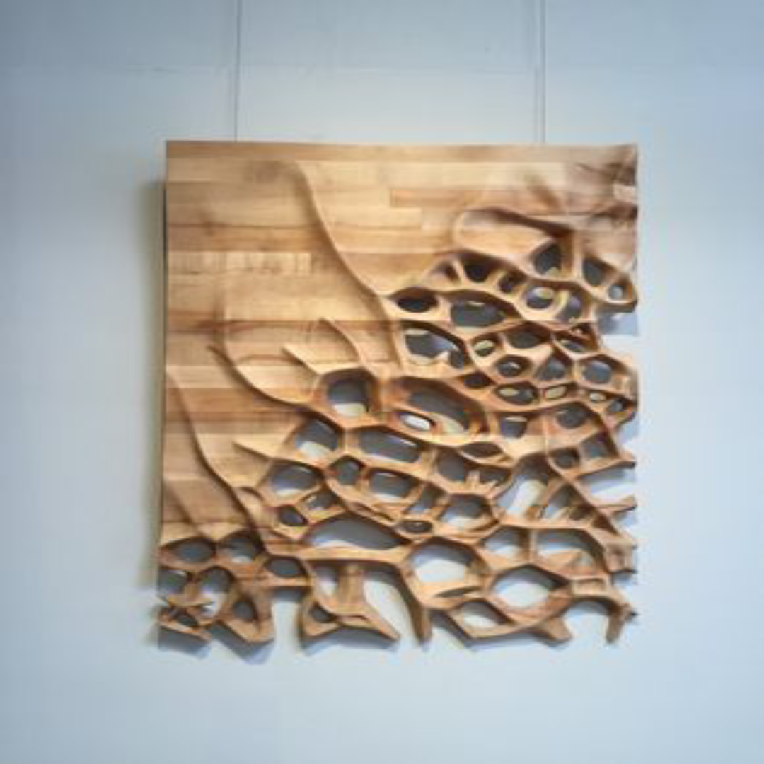 Handcrafted Wooden Wall Sculptures Artistic Natural Wood Decor for Living Room and Office Walls