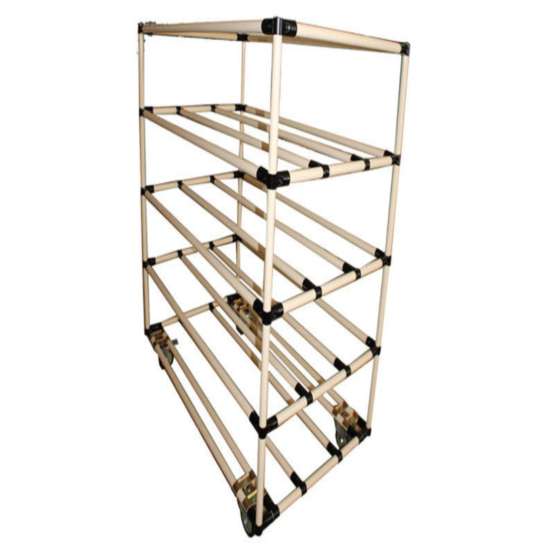 7 Feet WIPL Steel Modular Pipe Rack 5 Tier Metal Shelving