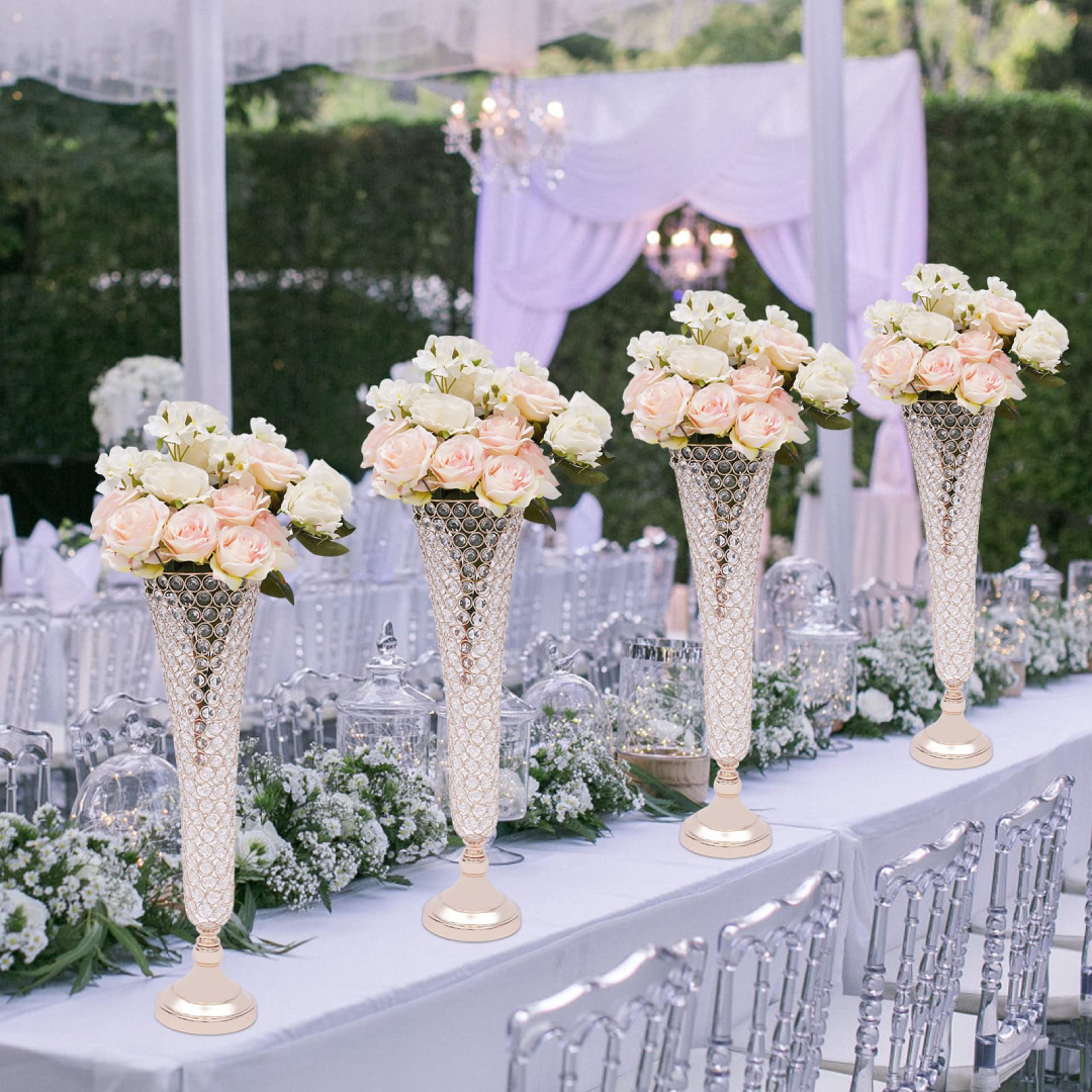 Glass and Crystal Centerpieces for Premium Table Displays