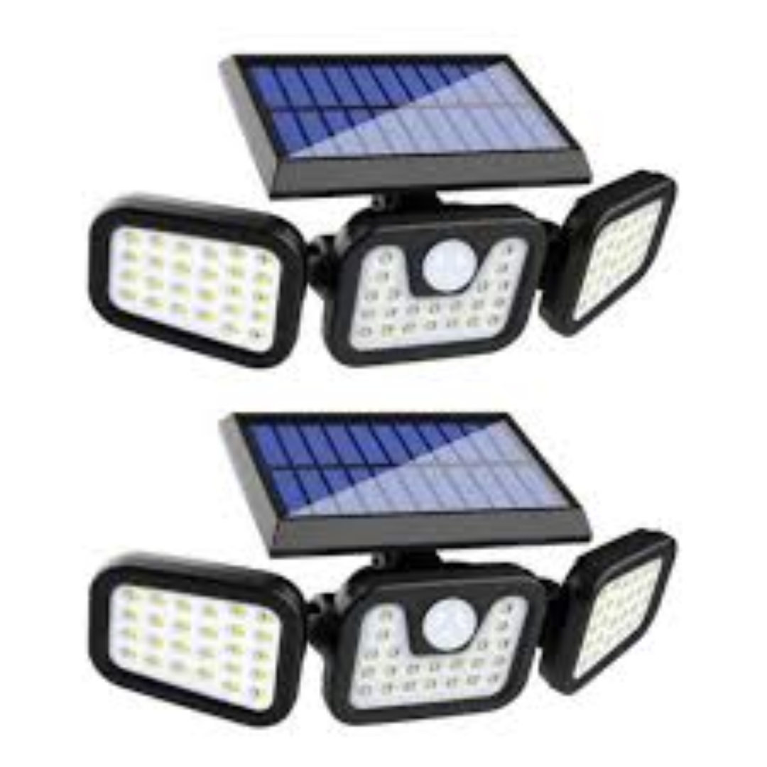 Solar Powered Motion Lights For Garden Pathways.