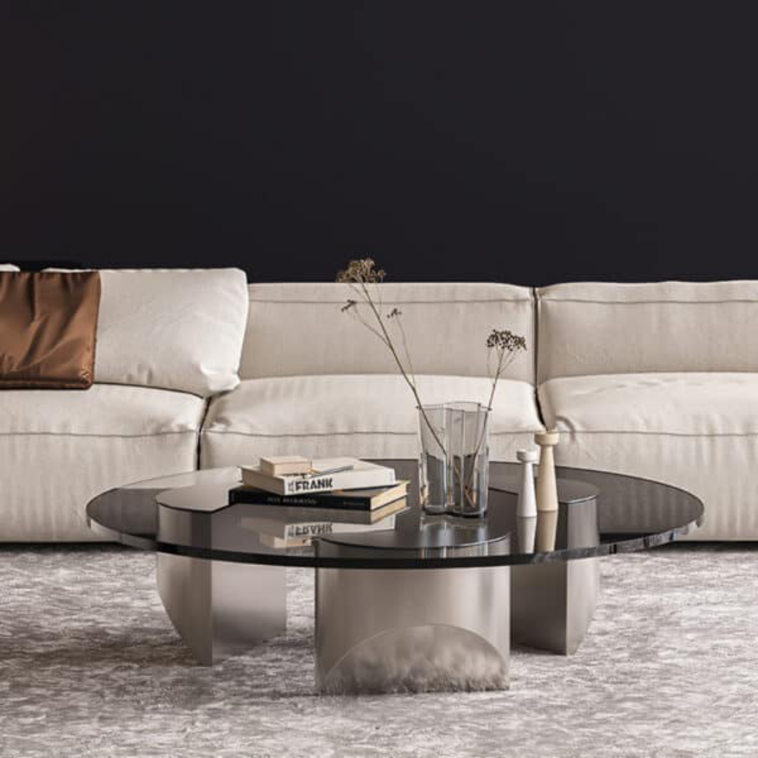 Round Coffee Table Modern Living Room USA