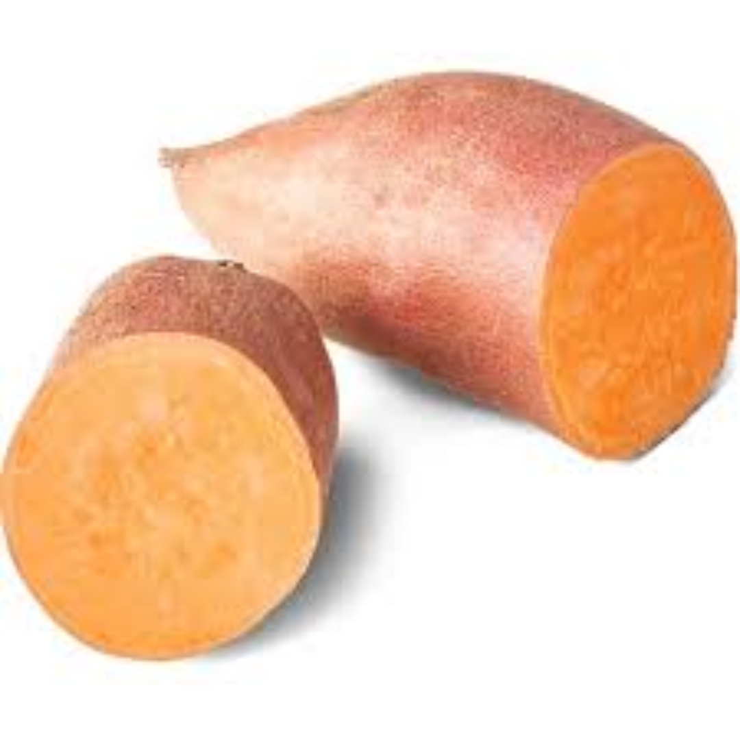 Fresh Orange Sweet Potato Naturally Sweet Nutritious Root Vegetable for Healthy Cooking and Baking