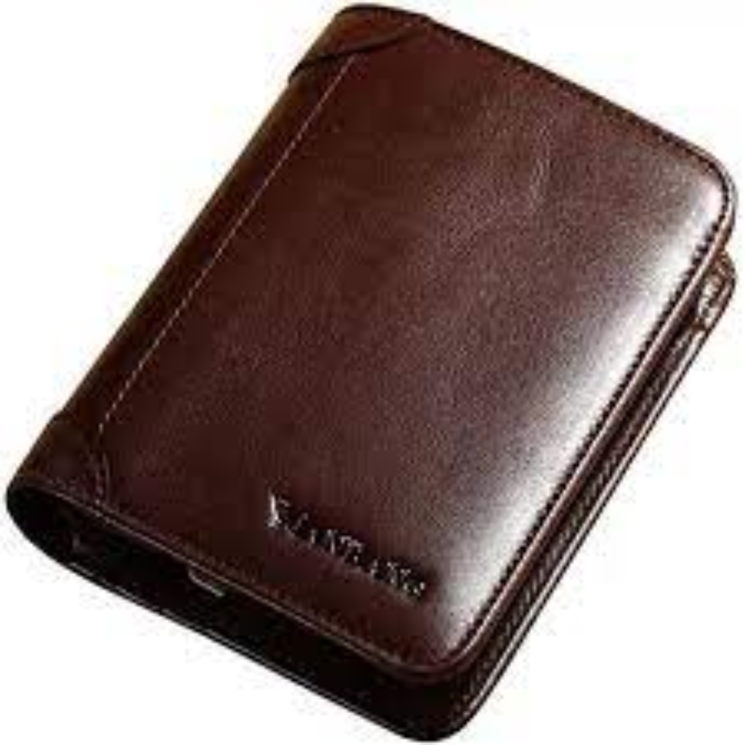 Genuine Leather Men’s Wallets With RFID Protection
