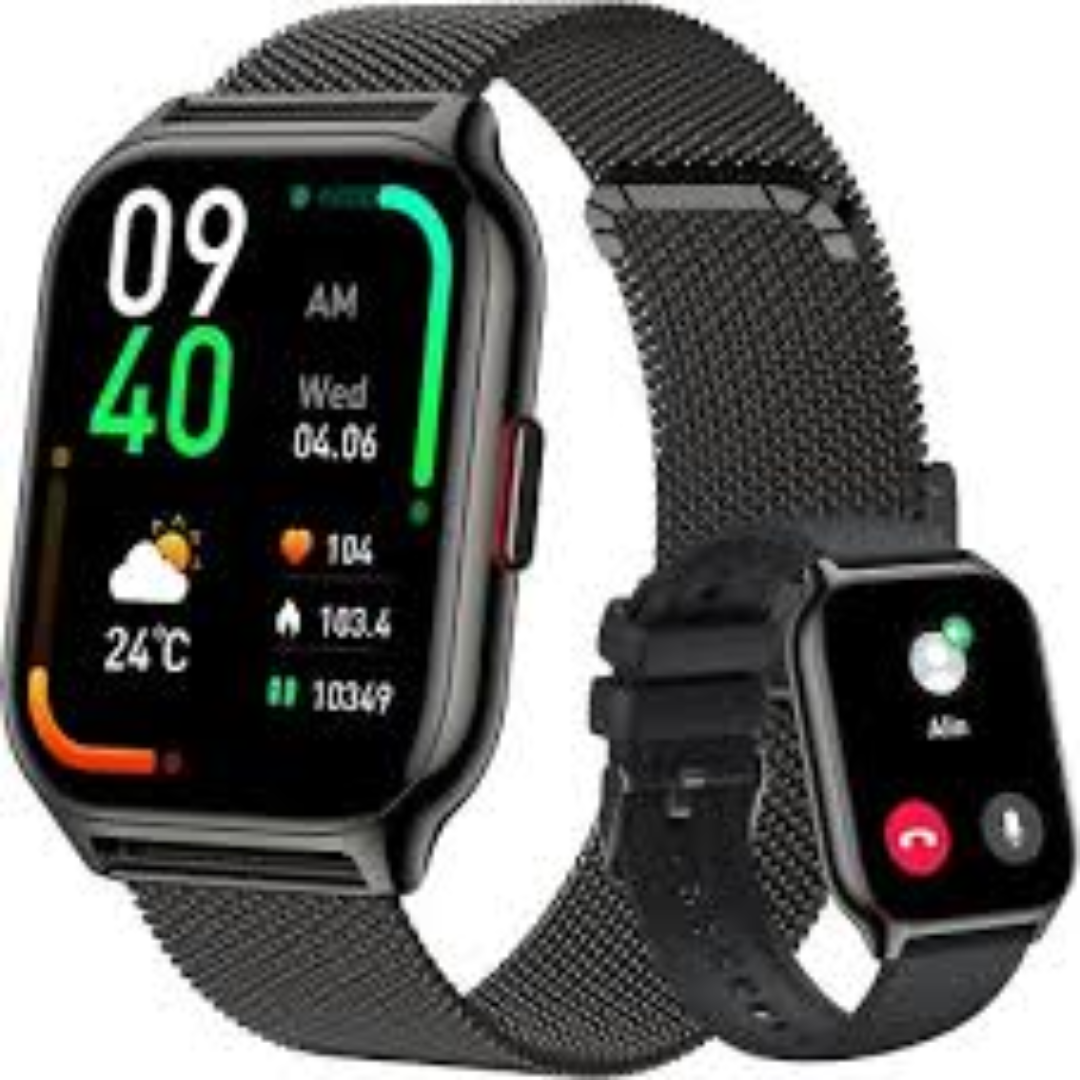 Advanced Smartwatches with Fitness Tracking, Heart Rate Monitor and Bluetooth Calling for Daily Use