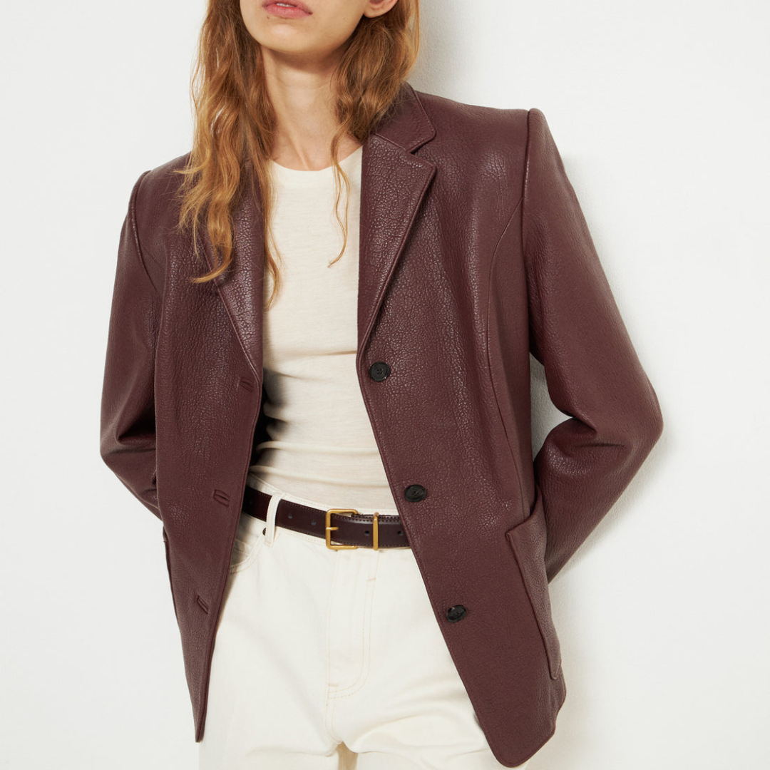 Sheep Leather Blazer Premium Formal Wear for B2B Clothing Wholesale Market