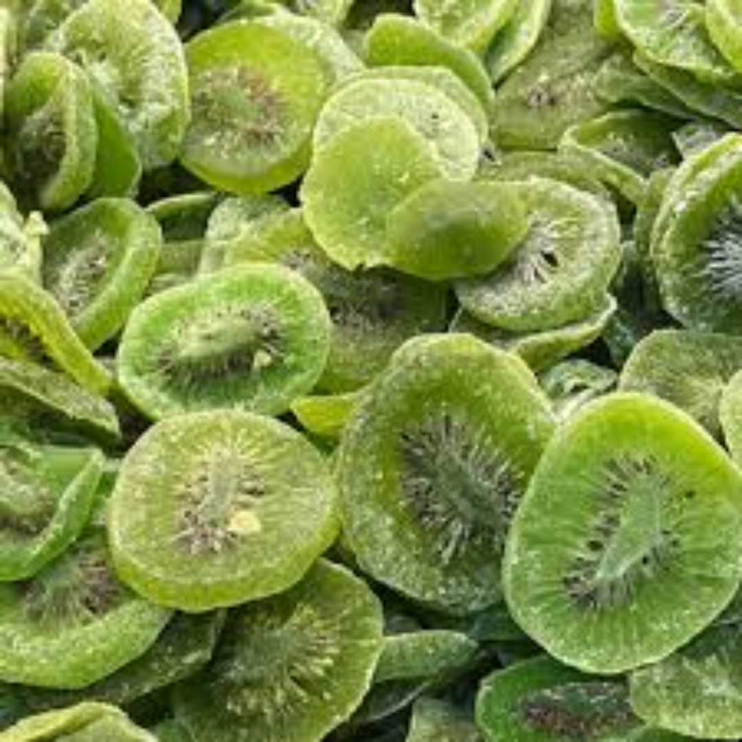 Dried Whole Kiwi for International Snack and Ingredient Use