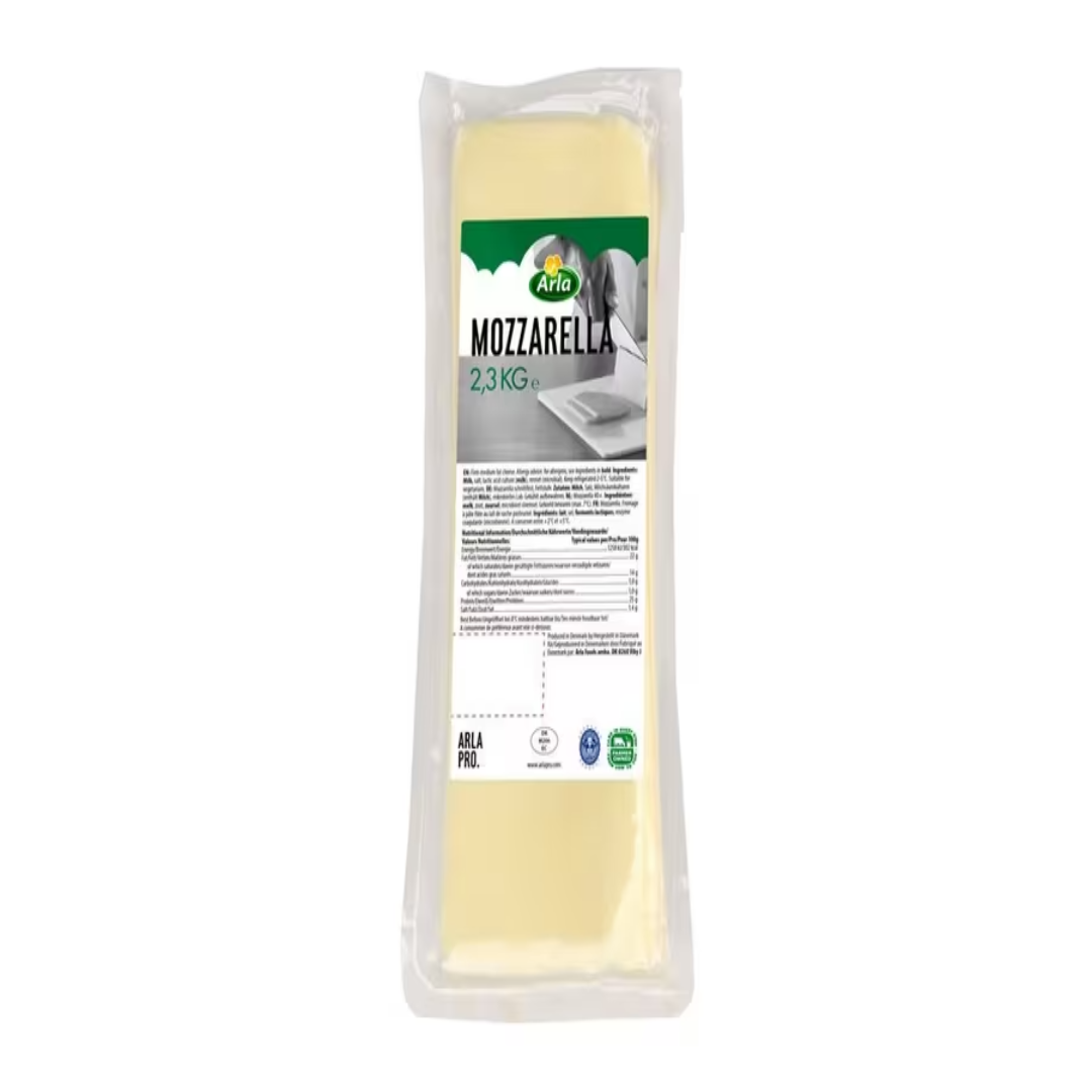 Block Mozzarella Cheese Premium Cheese Block Ideal for Pizza Baking Melting Cooking Recipes Use