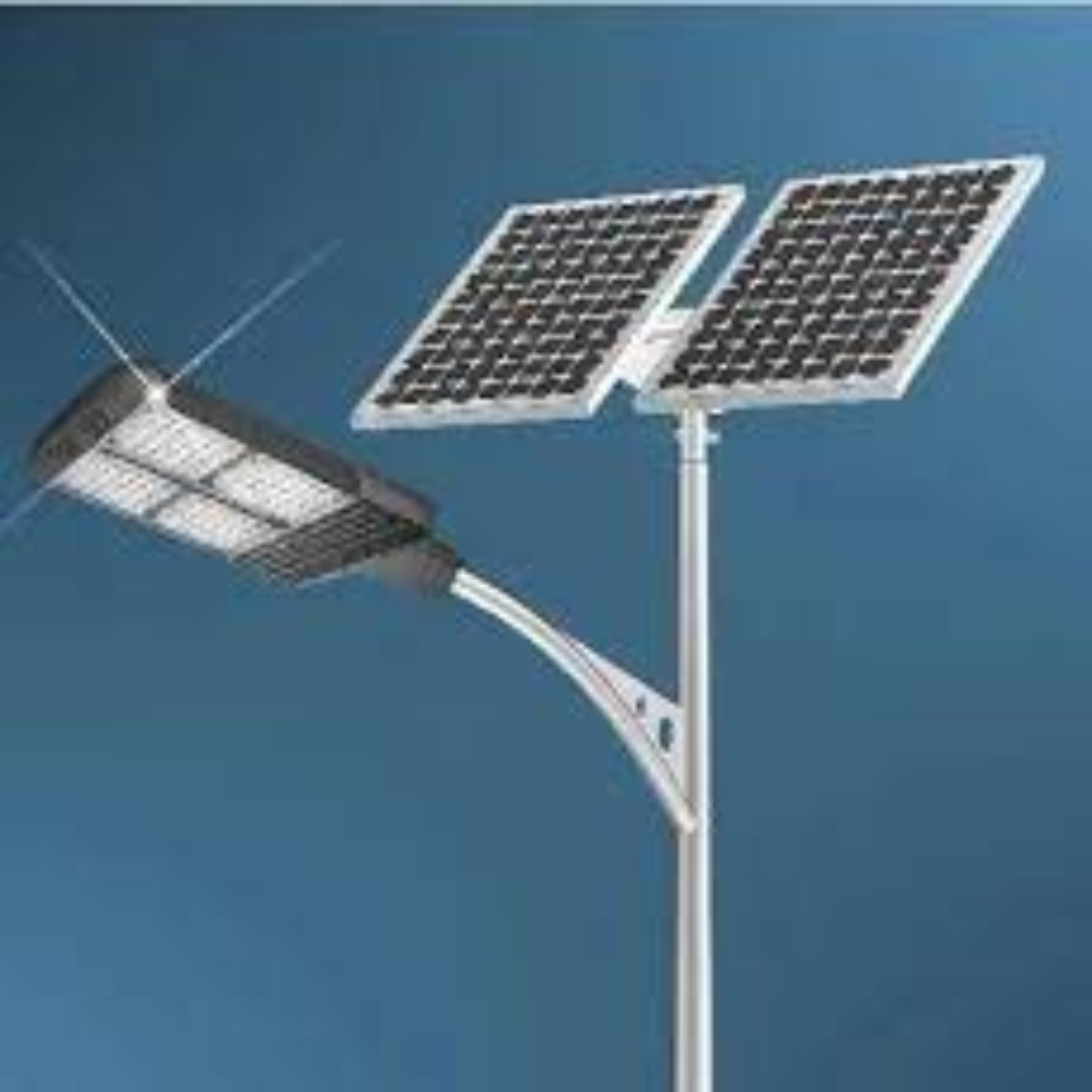 Solar Street Lights With Efficient Battery Backup System