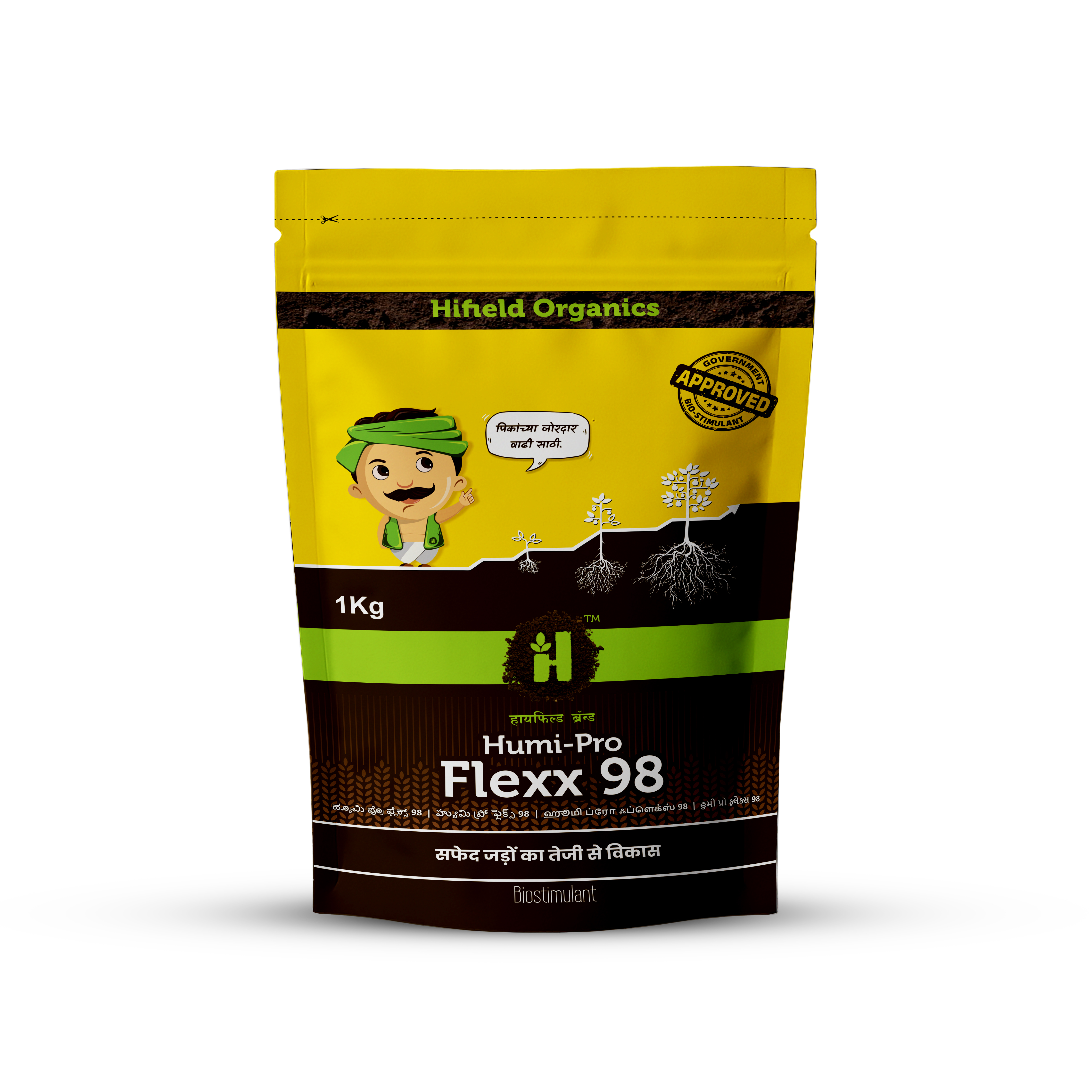 Humi Pro Flexx 95- Rapid Release Humic and Fulvic Acid 82%