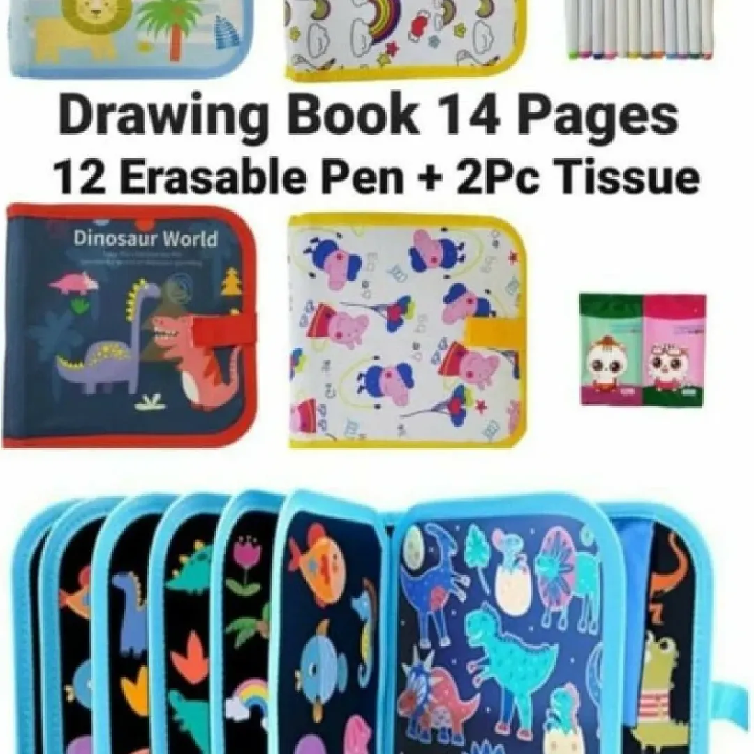 Blue Unicorn Drawing Book Fun & Engaging for Kids