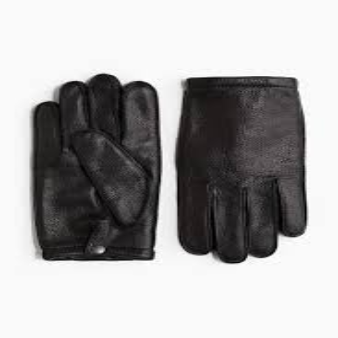 Premium Leather Winter Gloves For Men