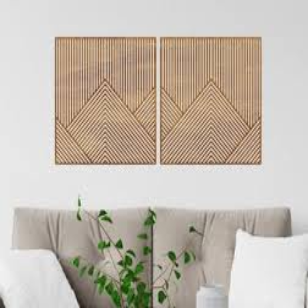 Wooden Wall Sculptures for Architectural and Decor Projects