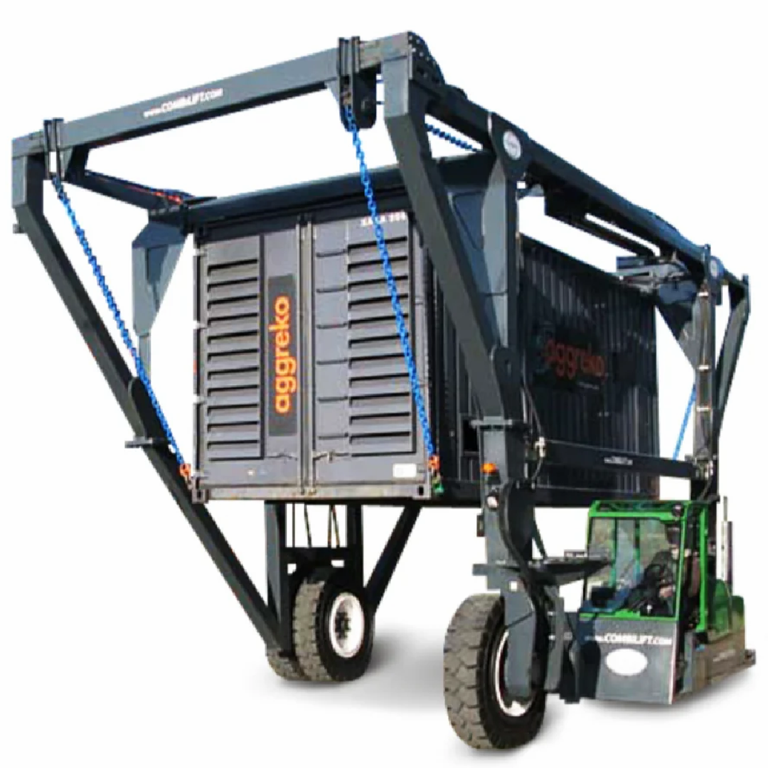 Heavy-Duty Counter Balance Stacker - Industrial Straddle Carrier 