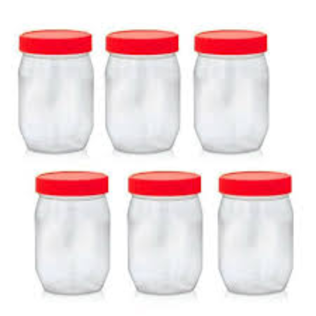 Screw-Top Glass Jars Ideal For Pantry Storage