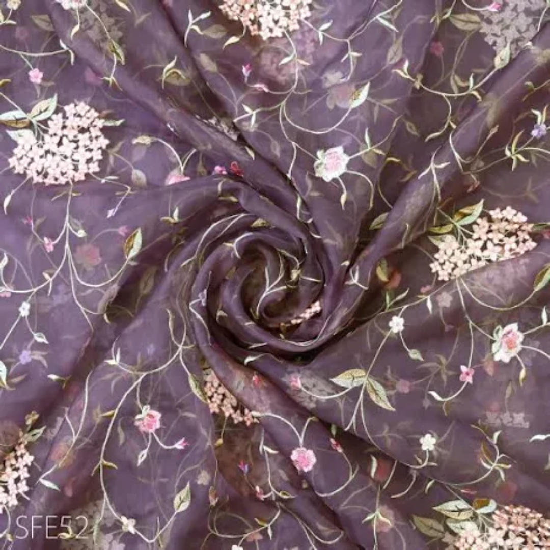 Organza Embroidery Fabrics