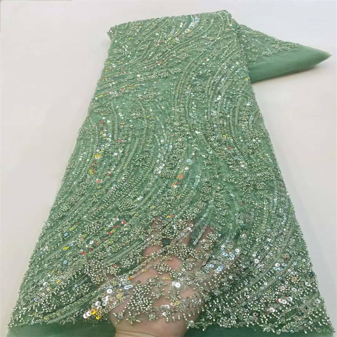 Beaded Fabrics Premium Textile Malaysia Wholesaler